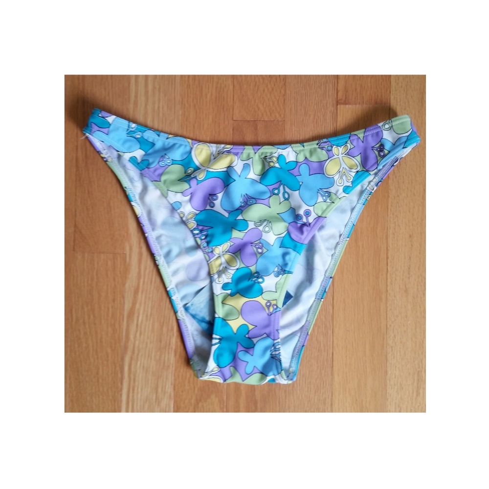 NWT H & M AGUALOCA PRINTED BIKINI BOTTOM SIZE 12